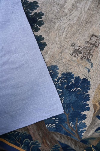 Antiquités - Scène pastorale, tapisserie de la Manufacture Royale d'Aubusson XVIIIe siècle