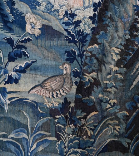  - Tapisserie de la Manufacture des Flandres (Audenarde) - Verdure aux Oiseaux du 17e