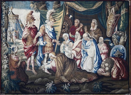 La tente de Darius - Tapisserie de la Manufacture Royale d'Aubusson XVIIIe siècle