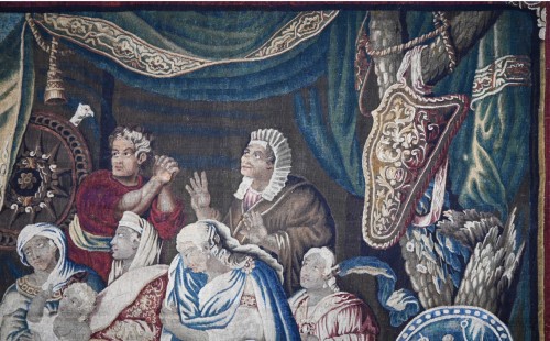 The Tent of Darius – Tapestry from the Royal Aubusson Manufactory 18th - Tapestry & Carpet Style 