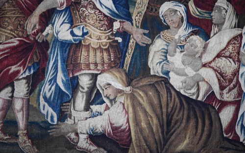 18th century - The Tent of Darius – Tapestry from the Royal Aubusson Manufactory 18th