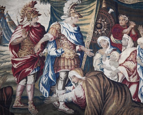 Antiquités - The Tent of Darius – Tapestry from the Royal Aubusson Manufactory 18th