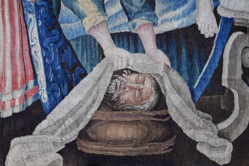 Tapisserie de la Manufacture Royale d’Aubusson du XVIIe.s - Judith et Holopherne - Galerie Lissier