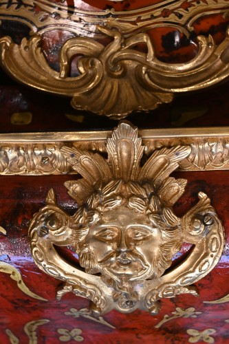 Pendule de cheminée en bronze doré et porcelaine fin du XIXe siècle - Napoléon III