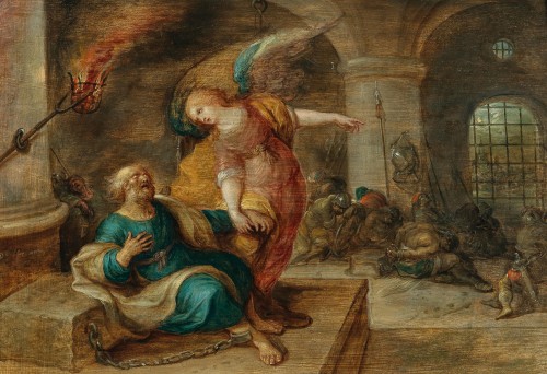 Frans II Francken - The Deliverance of Saint Peter