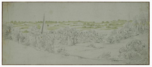 Adam Frans van der Meulen - A Landscape with a Village