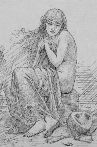 Alexandre-Jacques Chantron (1842-1918) - The Cicada - Paintings & Drawings Style Art nouveau