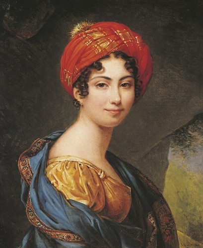 Julie Duvidal de Montferrier (1797 – 1865) - Cleopatra&#039;s Suicide  - Paintings & Drawings Style Restauration - Charles X