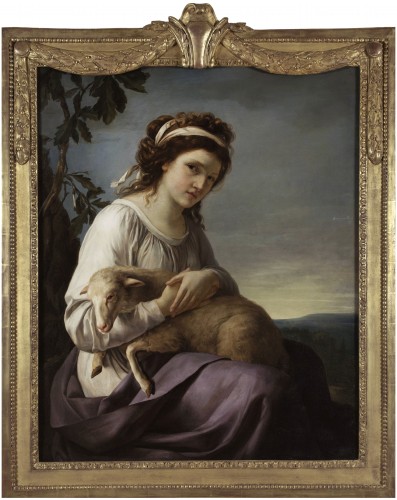 Nanine VALLAIN (1767 – 1814) - Herminie parmi les Bergers - Galerie Magdeleine
