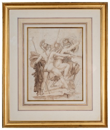 Angélique MONGEZ (1775 -1855) - Study for the Seven Rulers in front of Theb