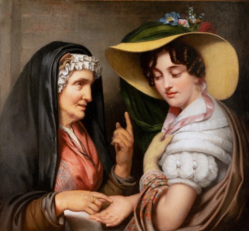 Jan Adam Kruseman ( 1804 – 1862)  - The fortune teller