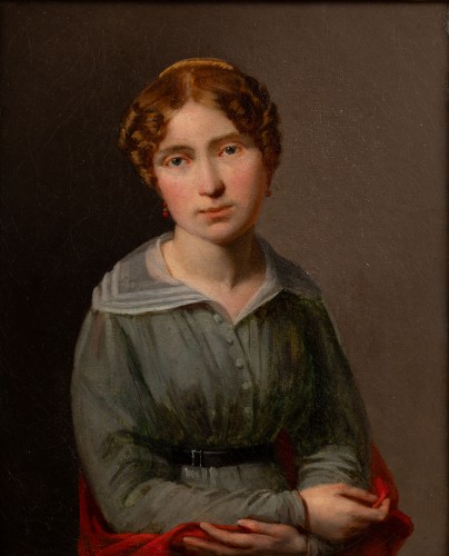 Christian Albrecht Jensen (1791 – 1870) - Portrait of a young girl