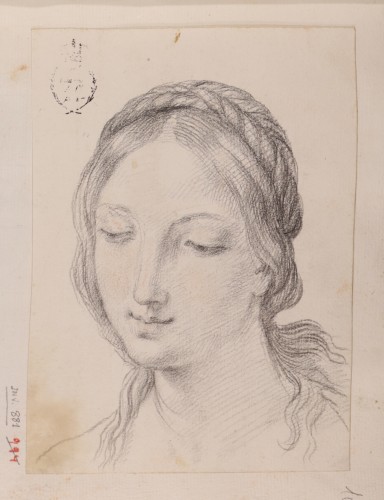Tableaux et dessins Tableaux XVIIIe siècle - Carlo Maratti (1625-1713) et école – La Vierge Marie
