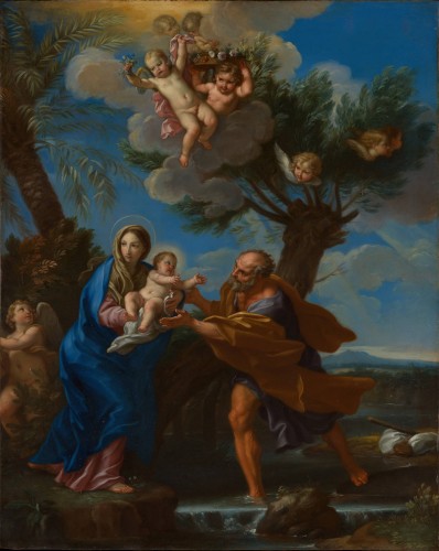 Carlo Maratti (1625-1713) et école – La Vierge Marie - Louis XIV