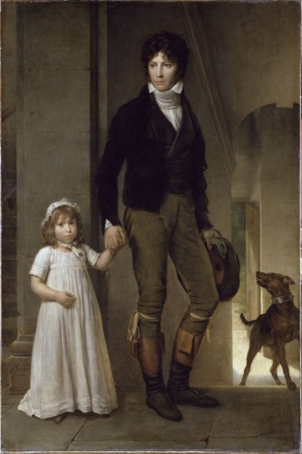 Antiquités - Charles Victoire Frédéric MOENCH (1784– 1867)  - Portrait de Jean-Baptiste Isabey