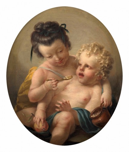 Louis Gabriel BLANCHET (1701-1772) - The Virgin and Child Jesus - 