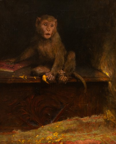 Arthur WARDLE (Londres, 1864 – 1949) - Le singe