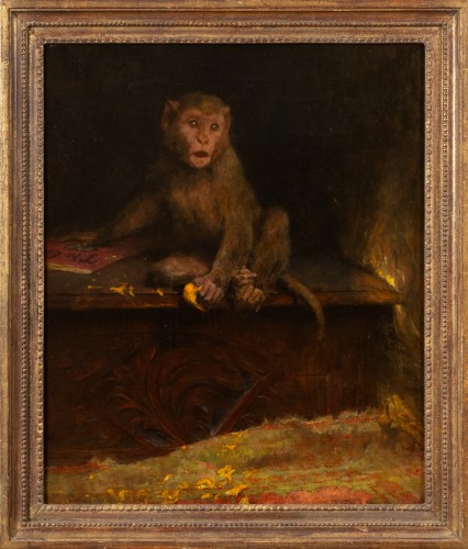 Arthur WARDLE (Londres, 1864 – 1949) - The Monkey - Paintings & Drawings Style Art nouveau