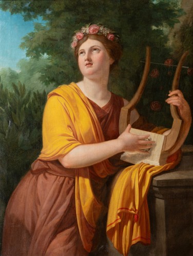 Euterpe Playing the Lyre - Adélaïde LENOIR , 1804
