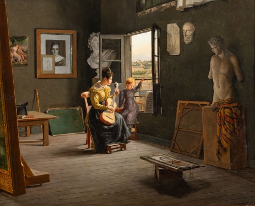 The Artist’s Family in His Studio - Paul Claude-Michel CARPENTIER, 1826
