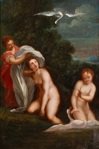 Leda and the Swan, after Correggio - Anna Dorothea THERBUSCH, 1775