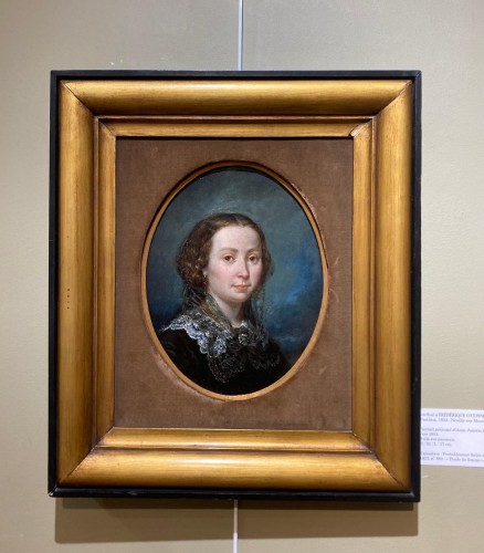 Presumed Portrait of Anne Juliette Ducos - Frédérique O’CONNELL, 1853 - Paintings & Drawings Style Napoléon III