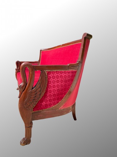 Sièges Canapé & Mobilier de Salon - Canapé en acajou époque 1er Empire