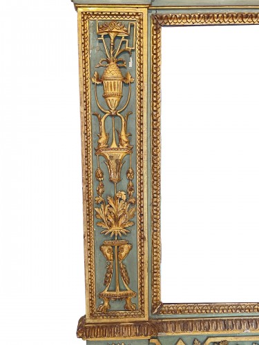 Mirrors, Trumeau  - Wood and gilded stucco mirror, early 19th century