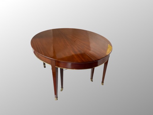 Table de salle à manger en acajou époque Directoire - Mobilier Style Directoire