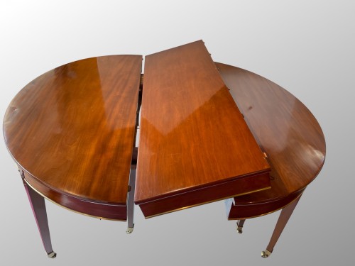 Table de salle à manger en acajou époque Directoire - Galerie Maxime Fustier