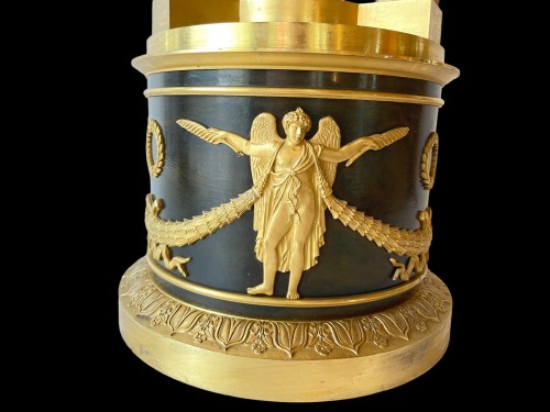 Brûle-parfum en bronze doré et patiné 1er Empire - Galerie Maxime Fustier
