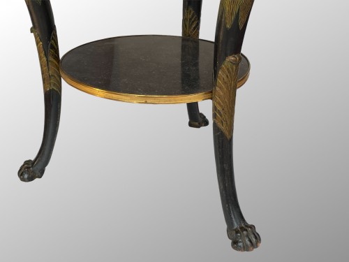 Furniture  - Empire pedestal table, &quot;Les Griffons&quot; model