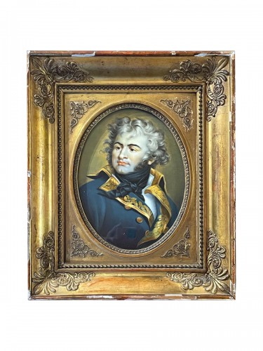 Portrait sur ivoire du Général Kléber, d'après le tableau de Paulin Guérin