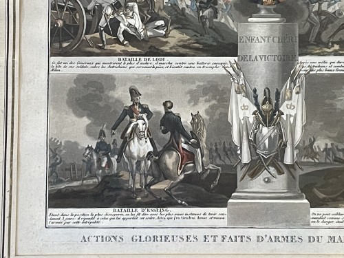 XIXe siècle - Gravure à la gloire du Maréchal Massena, début du XIXe siècle