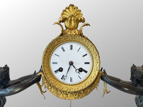 Exceptionnelle pendule Empire par Pierre-Philippe Thomire - Horlogerie Style Empire