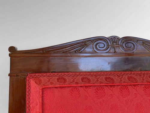 Paire de bergères en acajou époque premier Empire - Galerie Maxime Fustier