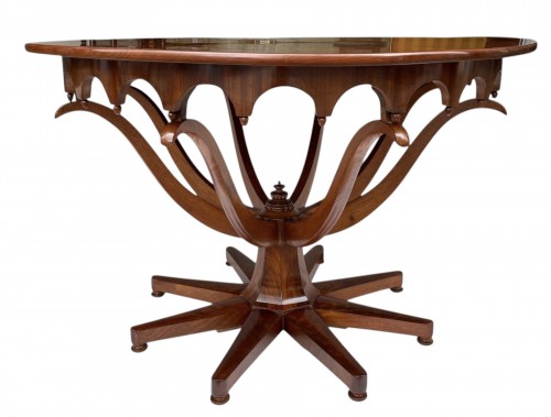 Mahogany pedestal table, Northern Italy, early 19th century
