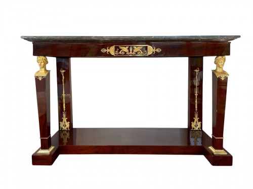 Grande console d'apparat d'époque Empire