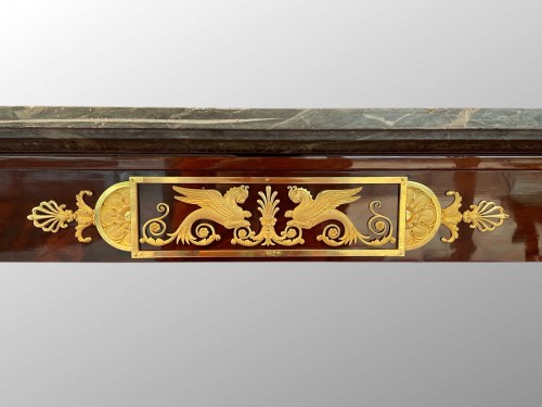 Mobilier Console - Grande console d'apparat d'époque Empire