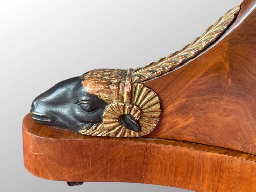 Table guéridon Empire en acajou - Galerie Maxime Fustier