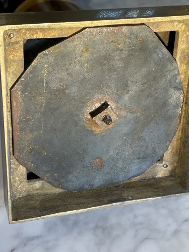 Antiquités - Candélabre en bronze doré et patiné, époque Empire