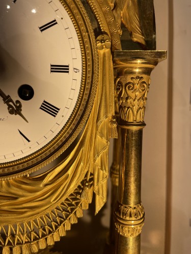 19th century - Gilt bronze mantel clock, Empire period