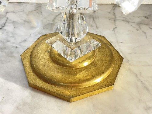 XXe siècle - Baccarat - Paire de girandoles vers 1940