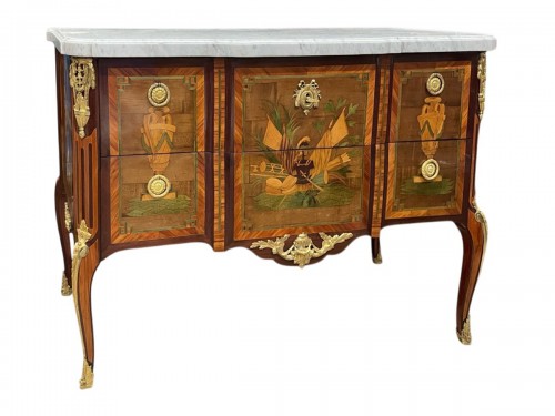 Commode Transition estampillée Léonard Boudin