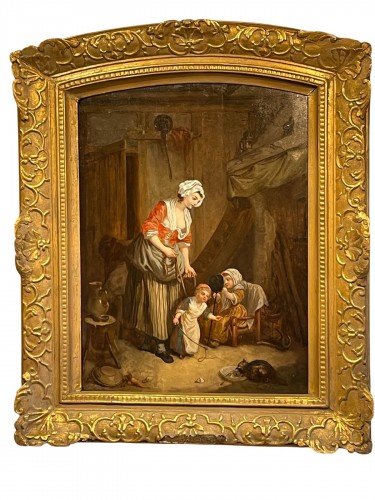 Scène de genre - Ecole française du début du XIXe siècle