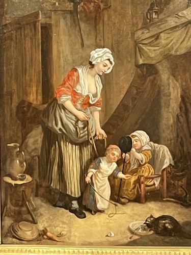 Tableaux et dessins Tableaux XIXe siècle - Scène de genre - Ecole française du début du XIXe siècle