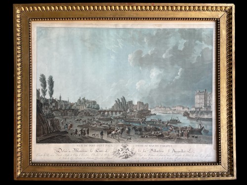 Gravures et livres anciens  - Paire de gravures d'après Demachy et gravées par Descourtis - Fin du XVIIIe siècle