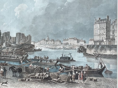 Louis XVI - Paire de gravures d'après Demachy et gravées par Descourtis - Fin du XVIIIe siècle