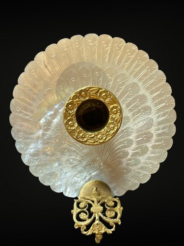Bougeoir à main époque Restauration - Luminaires Style Restauration - Charles X