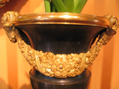 Objet de décoration Cassolettes, coupe et vase - Paire de cassolettes époque 1er Empire